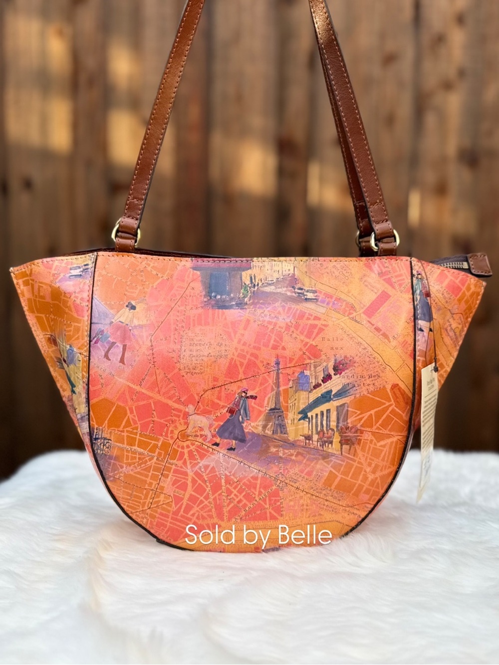 NWT Patricia Nash Cassola Paris Map